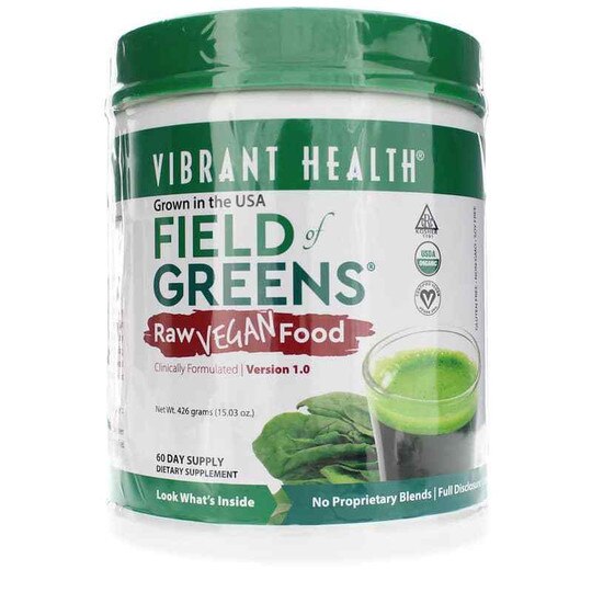 Field of Greens Raw Vegan Food, Vibrant Health